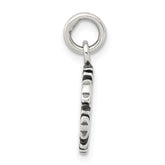 Sophia Jewelers 925 Sterling Silver Antique Snowflake Charm Pendant